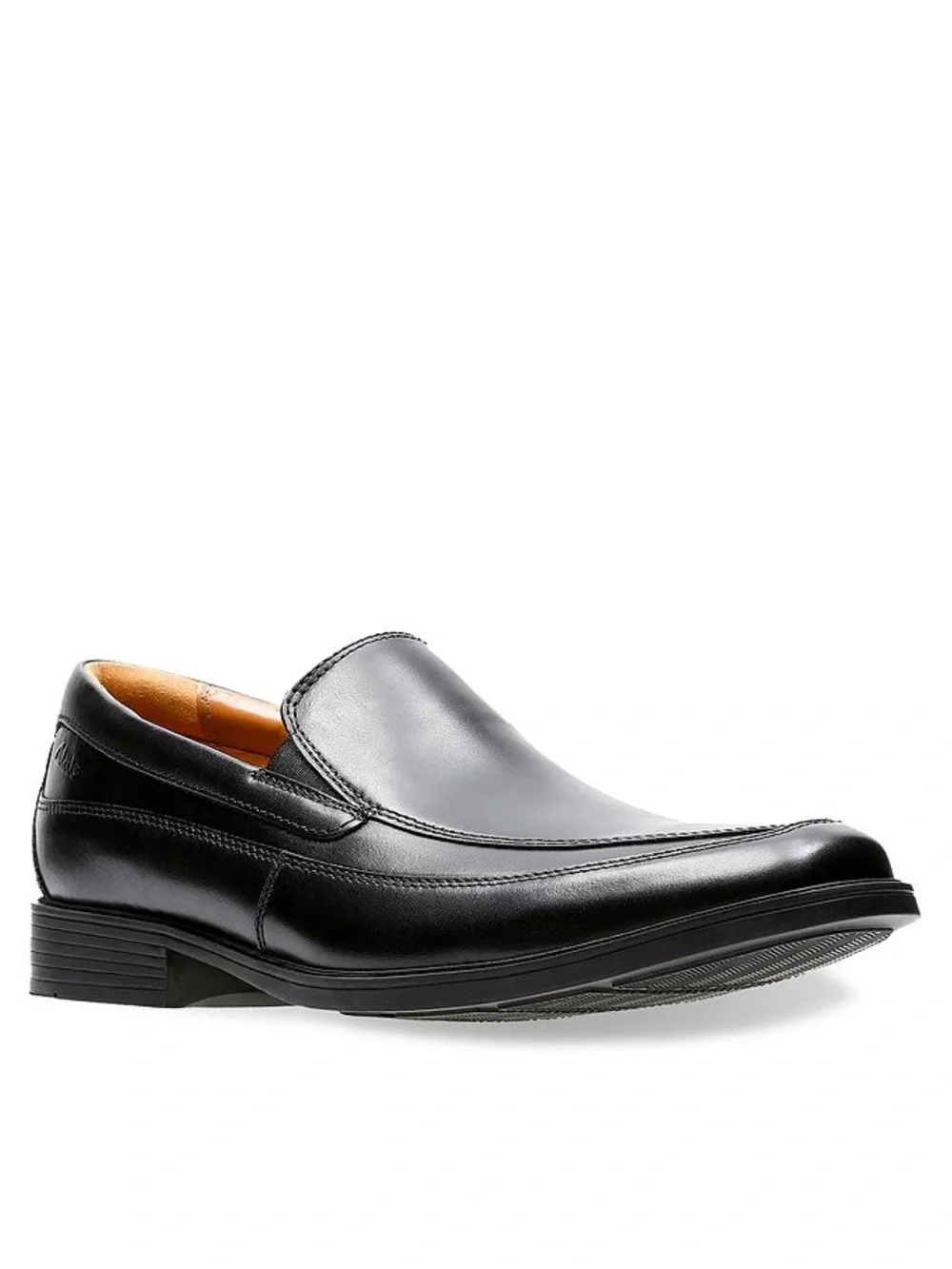 Clarks Men's Tilden Free Black Leather Loafer Dress Shoes Size 9.5 NWT